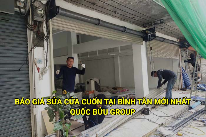 Báo giá sửa cửa cuốn tại Bình Tân mới nhất