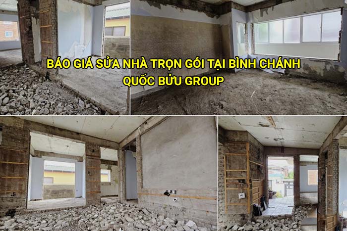 Báo giá sửa nhà trọn gói tại Bình Chánh mới nhất