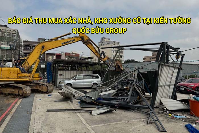 Báo giá thu mua xác nhà, kho xưởng cũ tại Kiến Tường mới nhất