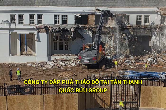 Công ty đập phá tháo dỡ công trình tại Tân Thạnh uy tín
