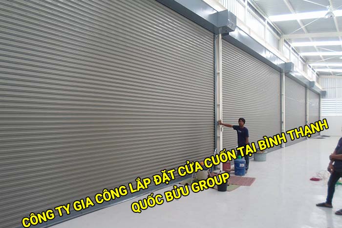 Công ty gia công lắp đặt cửa cuốn tại Bình Thạnh uy tín, giá tốt