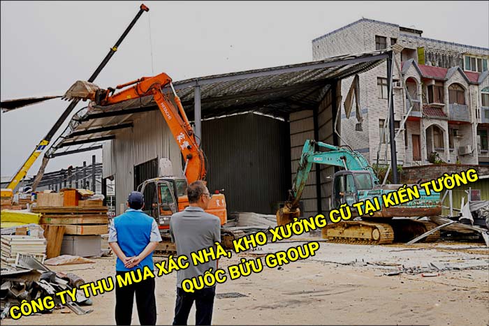 Công ty thu mua xác nhà, kho xưởng cũ tại Kiến Tường