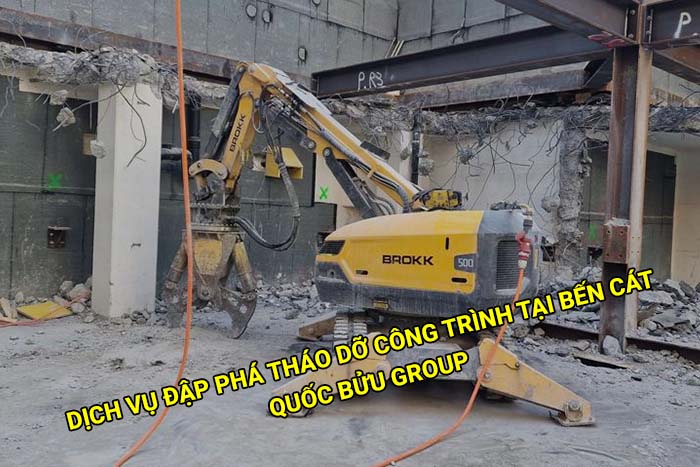 Dịch vụ đập phá tháo dỡ công trình tại Bến Cát chuyên nghiệp
