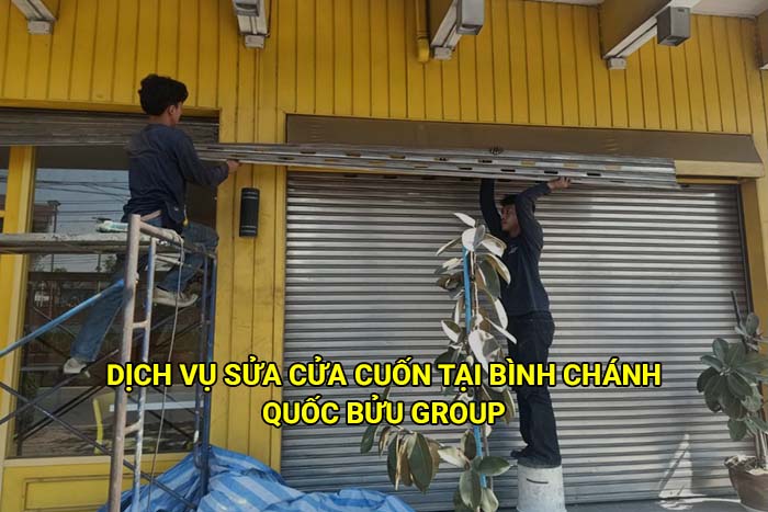 Dịch vụ sửa cửa cuốn tại Bình Chánh giá rẻ, uy tín