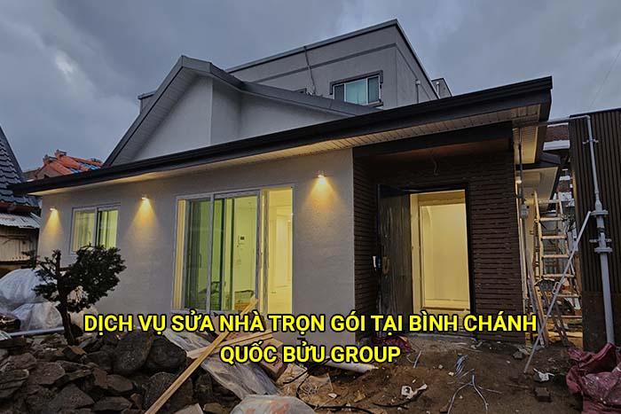 Dịch vụ sửa nhà trọn gói tại Bình Chánh giá tốt