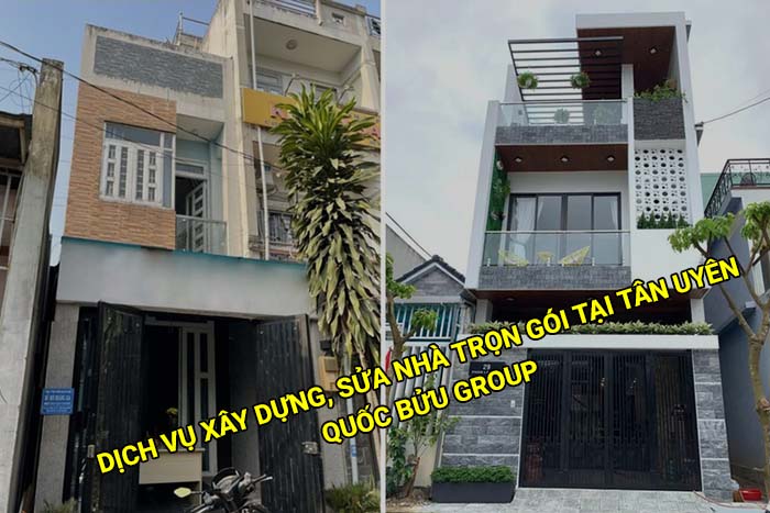 Dịch vụ xây dựng, sửa nhà trọn gói tại Tân Uyên