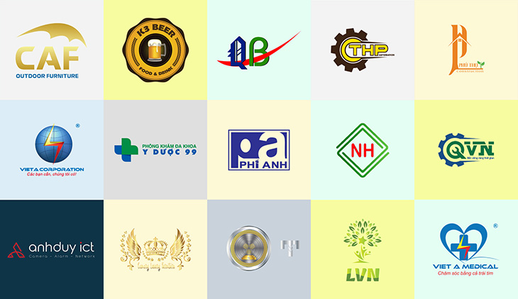 Thiết kế logo ấn tượng theo yêu cầu khách hàng khu vực tphcm
