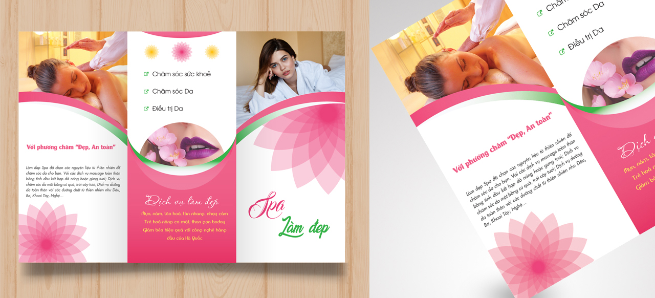 Chuyên thiết kế brochure (tờ gấp) tphcm | Thẩm mỹ, sáng tạo