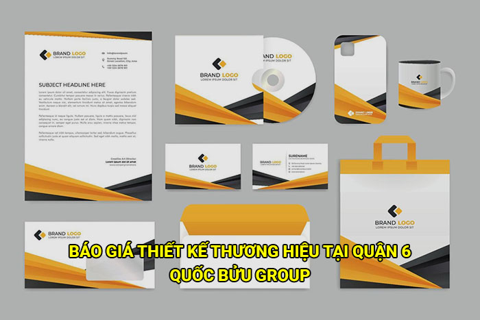 Báo giá thiết kế thương hiệu tại Quận 6 mới nhất