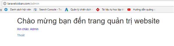 Đăng nhập thành công