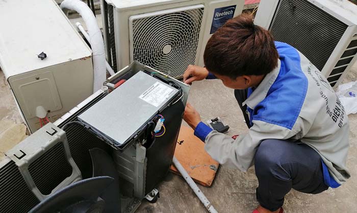 Dịch vụ sửa máy lạnh giá rẽ tận nơi tại quận 12 Tphcm